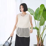 メッシュノースリーブ プルオーバー | coen【women】 | 詳細画像8 