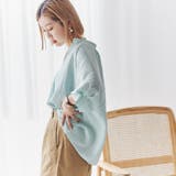 カラーストライプスキッパーブラウス | coen OUTLET | 詳細画像18