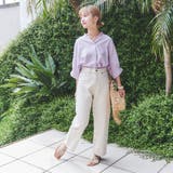 カラーストライプスキッパーブラウス | coen OUTLET | 詳細画像22