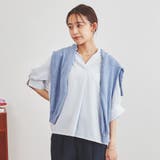 カラーストライプスキッパーブラウス | coen OUTLET | 詳細画像27