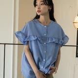 【WEB限定】前後2WAYフリルシャツブラウス | coen【women】 | 詳細画像27