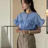 【WEB限定】前後2WAYフリルシャツブラウス | coen【women】 | 詳細画像28