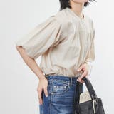 BEIGE | インドコットンシャーリングブラウス | coen OUTLET