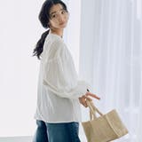 ハイツイストボイルコットン2WAYブラウス | coen【women】 | 詳細画像3 