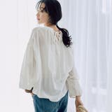 OFF WHITE | ハイツイストボイルコットン2WAYブラウス | coen【women】