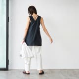 【RONEL】リネンライクノースリーブチュニック | coen【women】 | 詳細画像19 