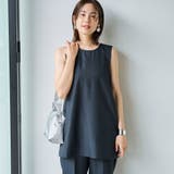 【RONEL】リネンライクノースリーブチュニック | coen【women】 | 詳細画像2 