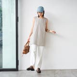 【RONEL】リネンライクノースリーブチュニック | coen【women】 | 詳細画像21 