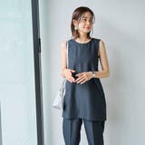 【RONEL】リネンライクノースリーブチュニック | coen【women】 | 詳細画像5 