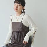 DK.BROWN | レザーライクキャミソール | coen【women】