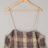 カットジャガードチェックキャミトップス | coen【women】 | 詳細画像4 