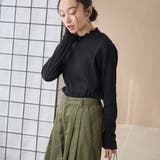 BLACK | 【定番 / 新色追加】メロータートルネックロンT | coen【women】