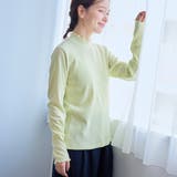 LIME | 【定番 / 新色追加】メロータートルネックロンT | coen【women】