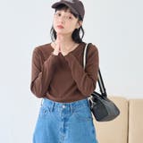 DK.BROWN | 【定番/再入荷/新色登場】メロークルーネックロンT | coen【women】