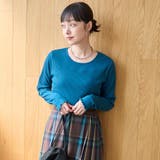 TURQUOISE | 【定番/再入荷/新色登場】メロークルーネックロンT | coen【women】