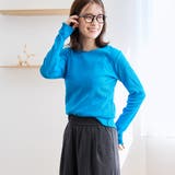 COBALT | 【定番 / 新色追加】メロークルーネックロンT | coen【women】