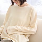 NATURAL | 【Feel Soft / フィールソフト】接結 ロングスリーブTシャツ | coen【women】