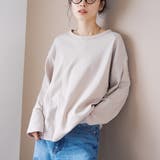 BEIGE | 【Feel Soft / フィールソフト】接結 ロングスリーブTシャツ | coen【women】