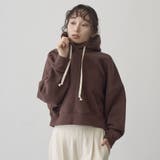 【Feel Soft / フィールソフト】ショート丈 両面微起毛裏毛フーディ | coen【women】 | 詳細画像15 
