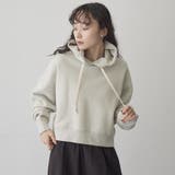 【Feel Soft / フィールソフト】ショート丈 両面微起毛裏毛フーディ | coen【women】 | 詳細画像8 