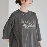 ピグメントドッキング布帛五分袖Tシャツ | coen【women】 | 詳細画像12
