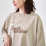 ピグメントドッキング布帛五分袖Tシャツ | coen【women】 | 詳細画像19