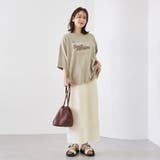ピグメントドッキング布帛五分袖Tシャツ | coen【women】 | 詳細画像21