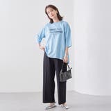 ピグメントドッキング布帛五分袖Tシャツ | coen【women】 | 詳細画像28