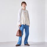 【セットアイテム】ドビーシフォンキャミソール セットロゴロンT | coen【women】 | 詳細画像14