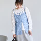 【セットアイテム】ドビーシフォンキャミソール セットロゴロンT | coen【women】 | 詳細画像16