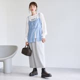 【セットアイテム】ドビーシフォンキャミソール セットロゴロンT | coen【women】 | 詳細画像18