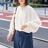 【再入荷・新色登場】USAコットンボリュームスリーブロンTEE | coen【women】 | 詳細画像2 