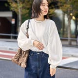 【再入荷・新色登場】USAコットンボリュームスリーブロンTEE | coen【women】 | 詳細画像3 