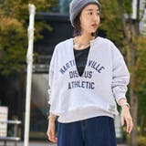 NATURAL | 【WEB限定・DISCUS(ディスカス) 】スキッパーUネック裏毛スウェット | coen【women】