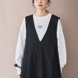 COEN(コーエン)ロゴ刺繍UNI ロンT | coen【women】 | 詳細画像2