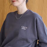 【新色登場】COEN（コーエン）ロゴ刺繍 C/N裏毛スウェット | coen【women】 | 詳細画像11 