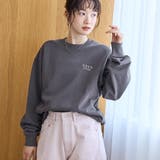 DK.GRAY | 【新色登場】COEN（コーエン）ロゴ刺繍 C/N裏毛スウェット | coen【women】