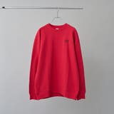 RED | 【新色登場】COEN（コーエン）ロゴ刺繍 C/N裏毛スウェット | coen【women】