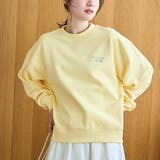 YELLOW | 【新色登場】COEN（コーエン）ロゴ刺繍 C/N裏毛スウェット | coen【women】