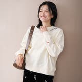 ハートモチーフ裏毛プルオーバー | coen【women】 | 詳細画像2