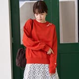 ハートモチーフ裏毛プルオーバー | coen【women】 | 詳細画像26