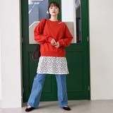 ハートモチーフ裏毛プルオーバー | coen【women】 | 詳細画像29