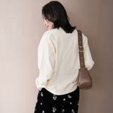 ハートモチーフ裏毛プルオーバー | coen【women】 | 詳細画像3