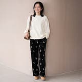 ハートモチーフ裏毛プルオーバー | coen【women】 | 詳細画像4