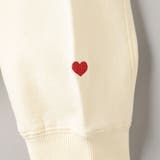 ハートモチーフ裏毛プルオーバー | coen【women】 | 詳細画像40