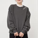 DK.GRAY | ハートモチーフ裏毛プルオーバー | coen【women】