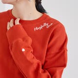 ORANGE | ハートモチーフ裏毛プルオーバー | coen【women】