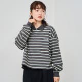 ハートモチーフラガーロンT | coen【women】 | 詳細画像2