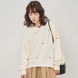 ハート刺繍裏毛スウェットプルオーバー | coen【women】 | 詳細画像2 