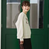 フロッキーロゴプリント裏毛スウェット | coen【women】 | 詳細画像6